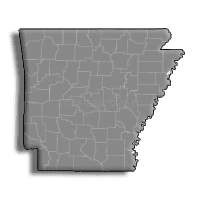 Arkansas Service Area Map